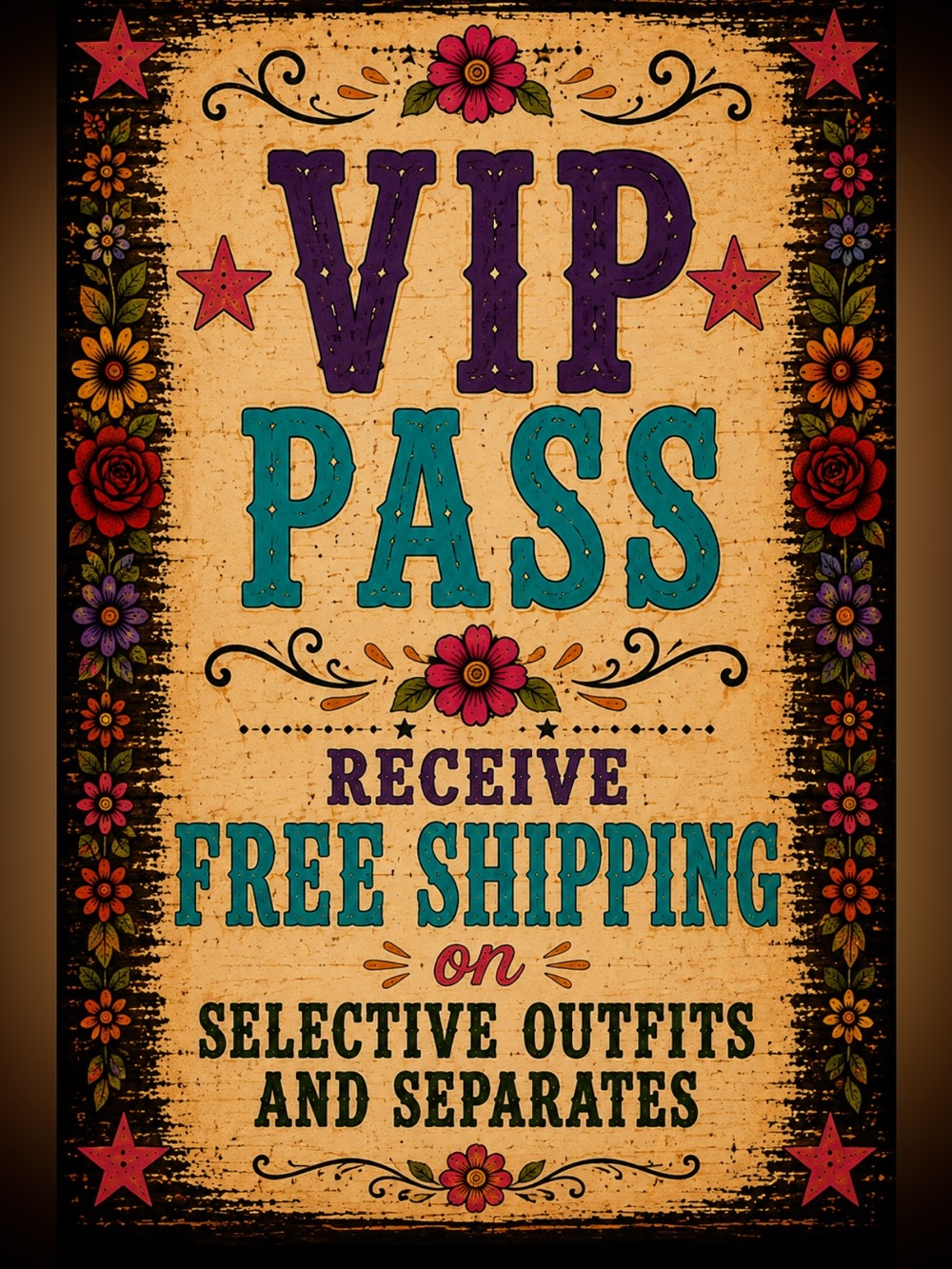 VIP outfit with free shipping!!  Rock on!!🎶👜🎸🤘